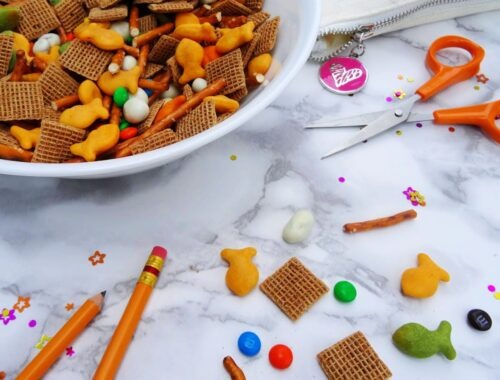 no nut back to school snack mix