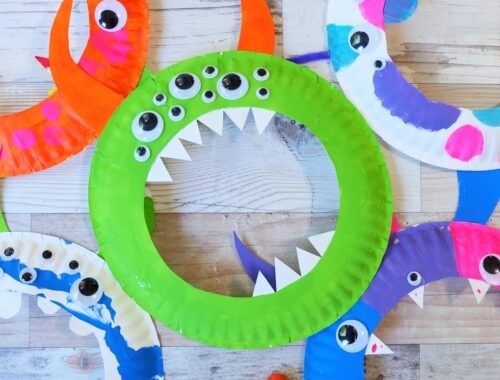 Paper Plate Monster