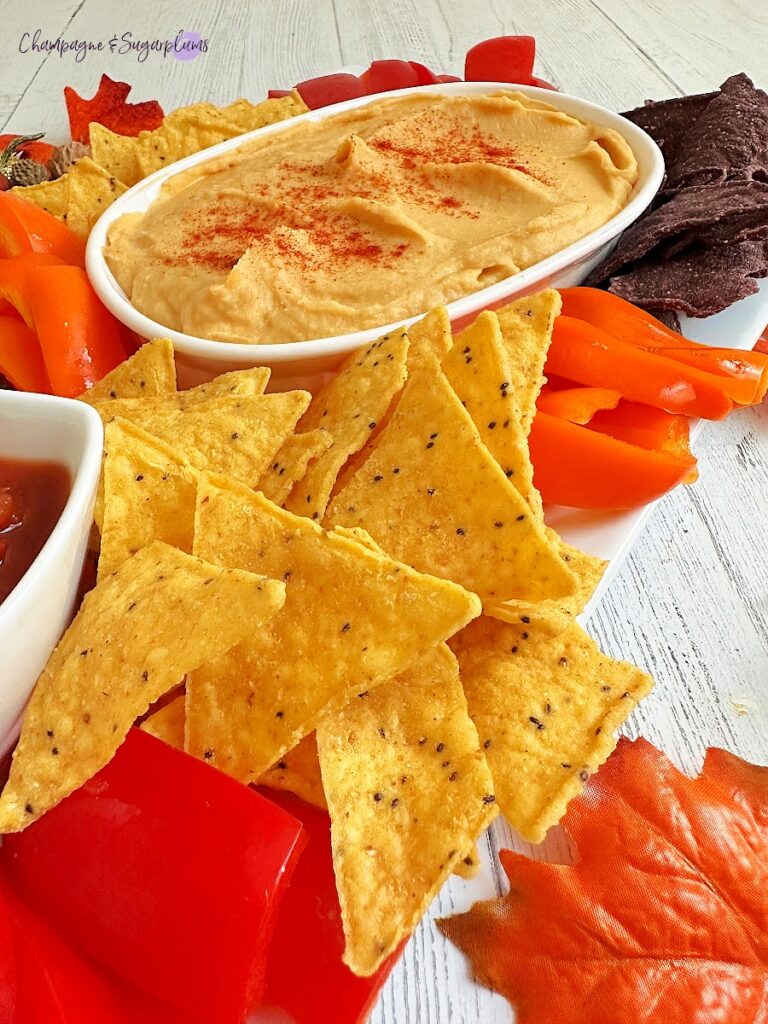 Spiced Hummus Dip by Champagne and Sugarplums