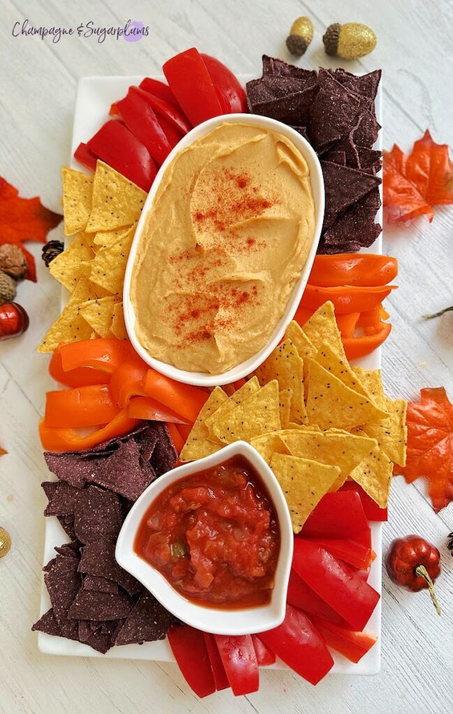 Spiced Hummus Dip by Champagne and Sugarplums