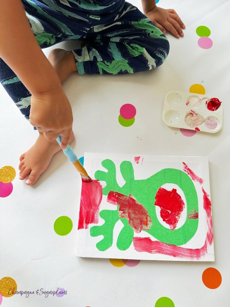 Reindeer Fun! Kid's Craft by Champagne & Sugarplums