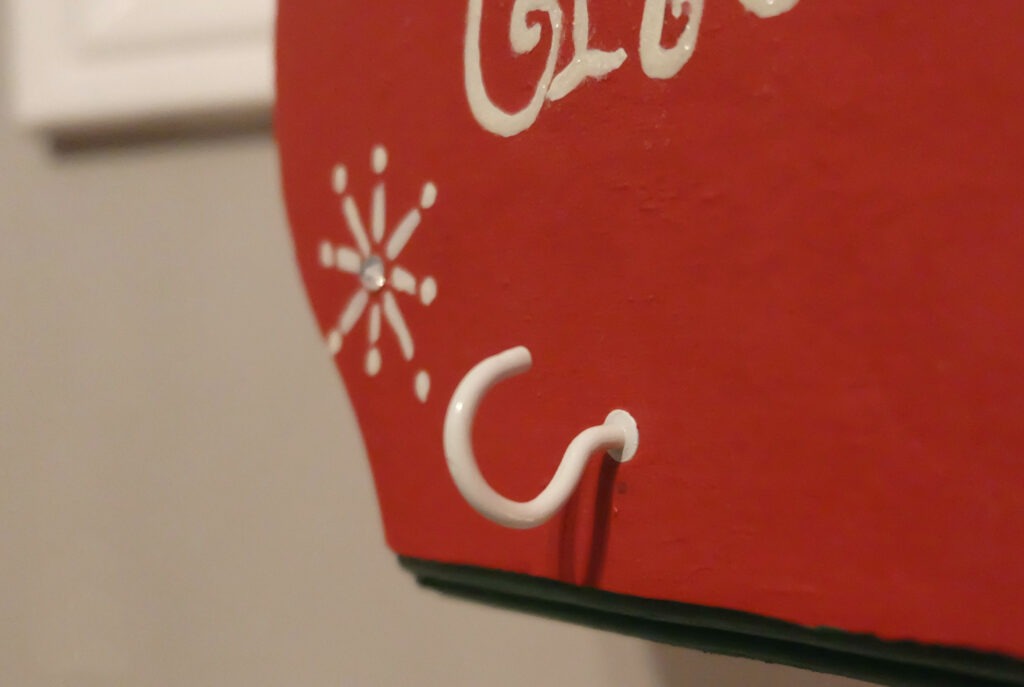 DIY Christmas Stocking Holder by Champagne & Sugarplums